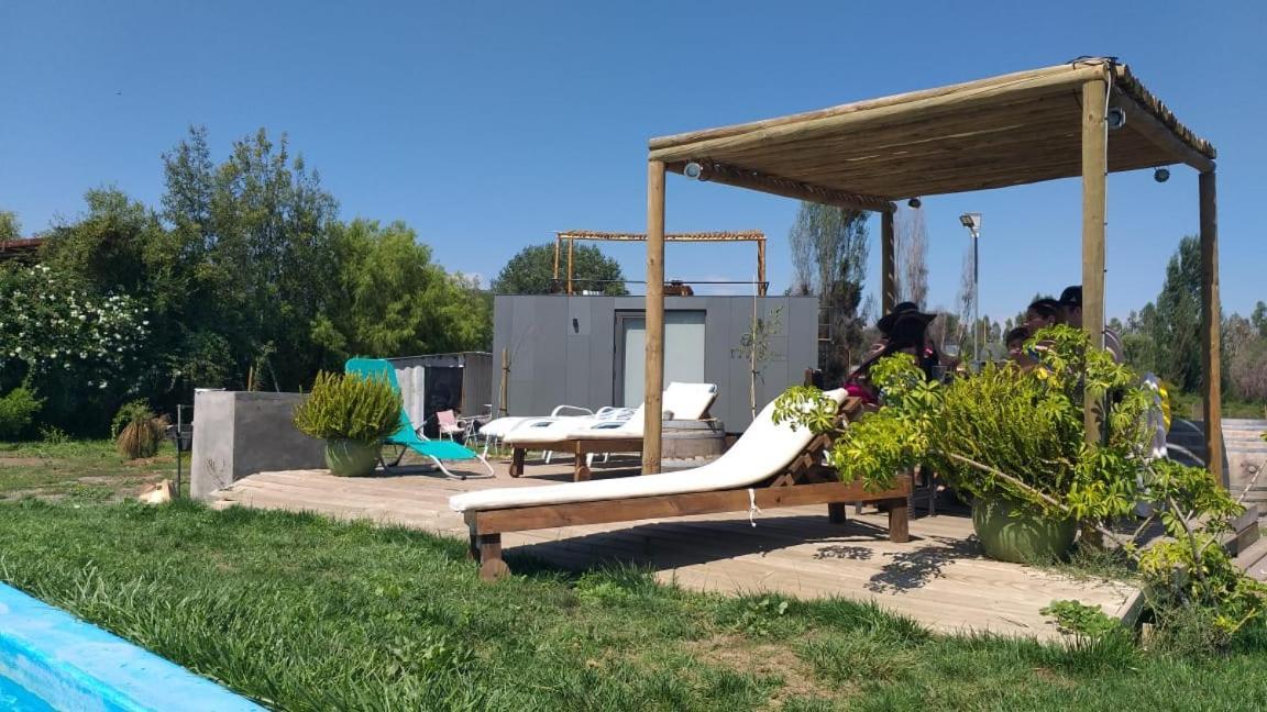 Ferienwohnung Tiny Colchagua Cabanas Y Padel Santa Cruz Exterior foto